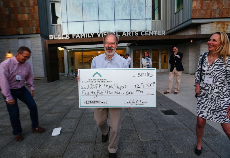 Rob Schultz, executive director of COVER Home Repair, wins a 2015 EFNH AMP Grant. Photo by Cheryl Senter.