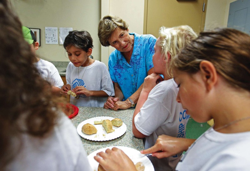 Bonnie Draper at the Boys & Girls Club of Souhegan Valley. Photo by Cheryl Senter.