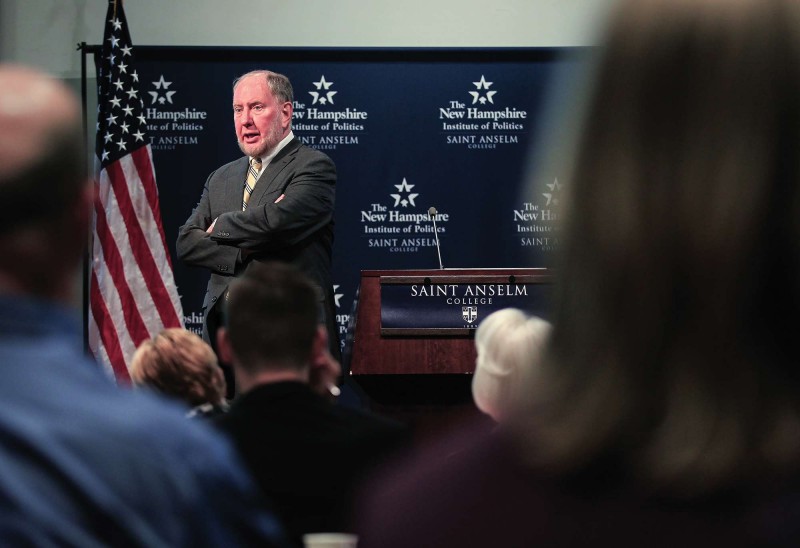 Robert Putnam of Jaffrey, a Harvard professor and author of “Our Kids: the American Dream in Crisis." Photo by Cheryl Senter.