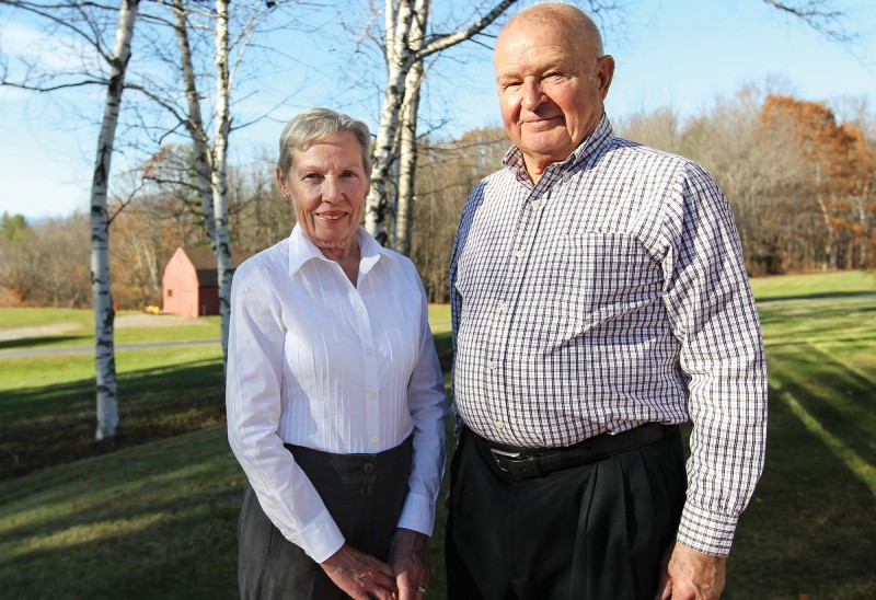 Bob and Marcie Landry of Claremont established a donor advised fund at the Foundation and contributed to the Fund for Greater Claremont to give back to the area that supported their business for 35 years. Photo by Cheryl Senter.