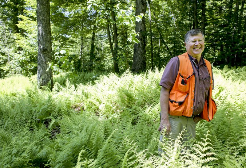 Brendan Prusik is a forester with the UNH Cooperative Extension in Lancaster. (Photo by Cheryl Senter).