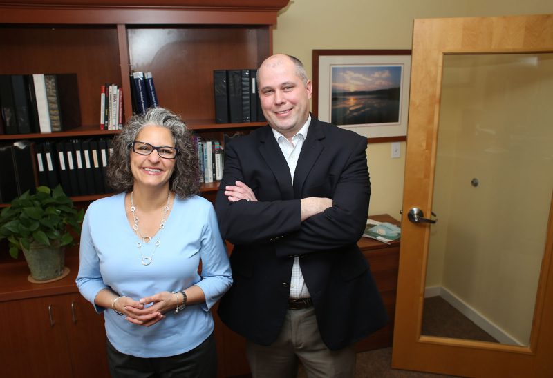 Jean Trim and Bill Clifford of Vigilant Capital Management. (Photo by Cheryl Senter.)