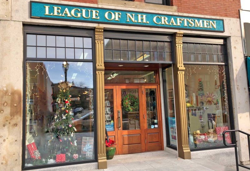 League of New Hampshire Craftsmen storefront in Concord, NH.