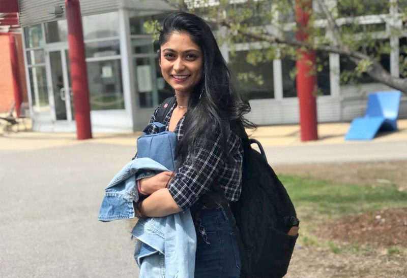 Samiksha Patel is getting her associate degree with help from a Medallion Fund scholarship. (Courtesy photo)