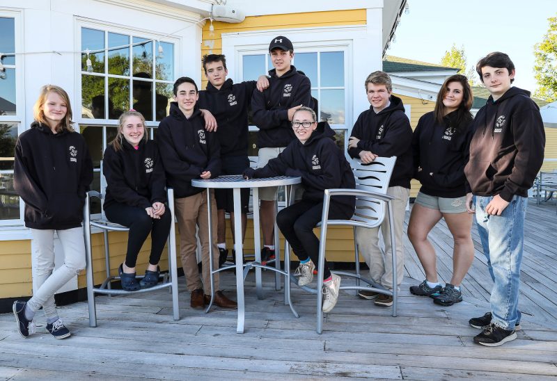 North Country high school students participating in the Empower Coös Youth Grantmaking Program. (Photo by Cheryl Senter.)