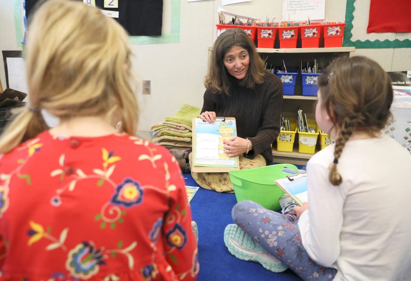 Kristin Lizotte, a teacher at Kearsarge Regional Elementary School, has been awarded the 2019 Christa McAuliffe Sabbatical from the New Hampshire Charitable Foundation. (Photo by Cheryl Senter.)