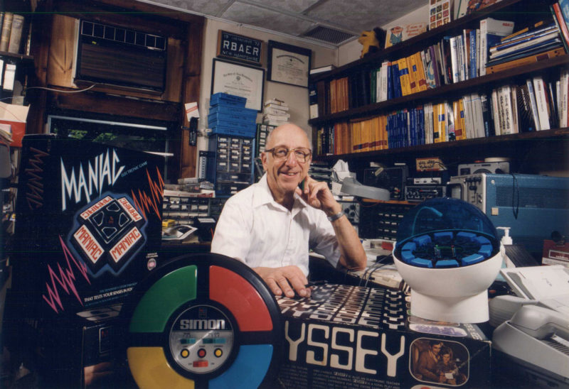 Ralph Baer in his lab. (Courtesy photo.)