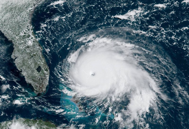 Hurricane Dorian. (Photo courtesy of NOAA.)