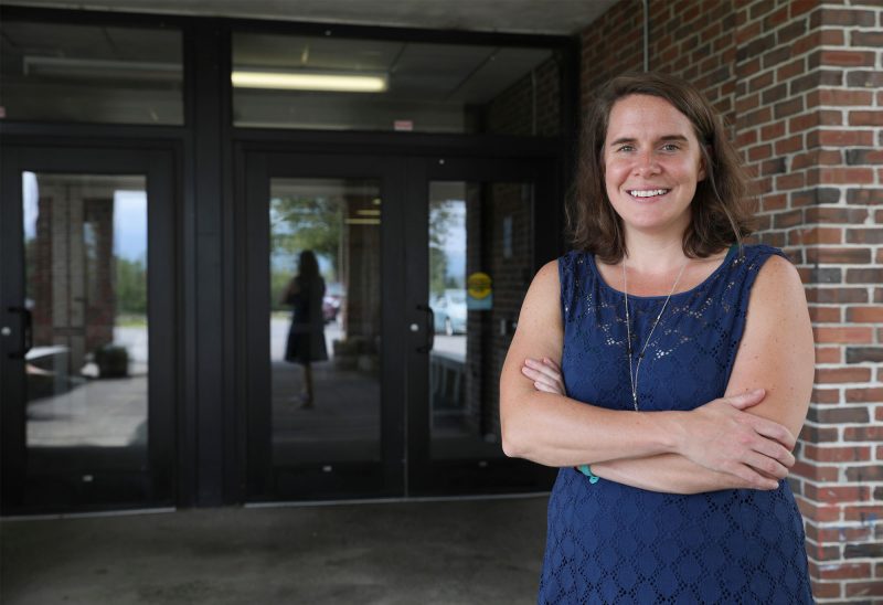 Melissa Jellison, White Mountains Regional High School life-science teacher, 2019 Louise Tillotson Teaching Fellowship recipient. (Photo by Cheryl Senter.)