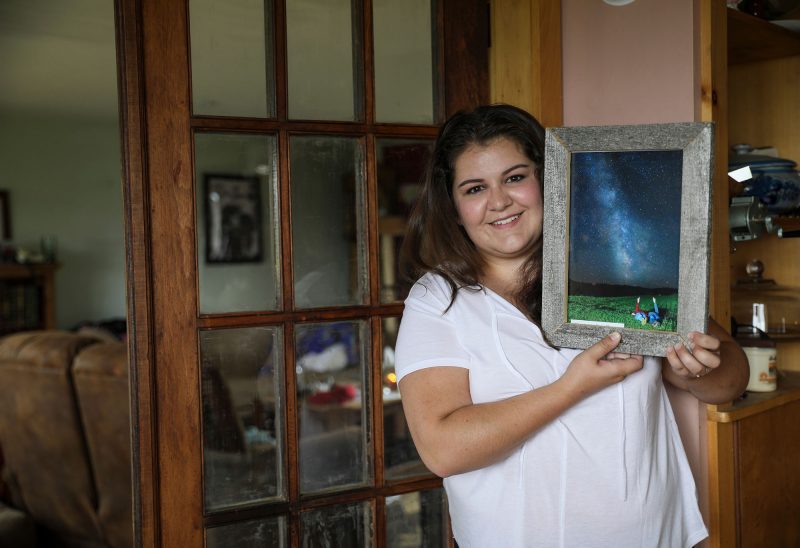 Four-year recipient of the Neil and Louise Tillotson Scholarship, Megan Flanagan. (Photo by Cheryl Senter.)