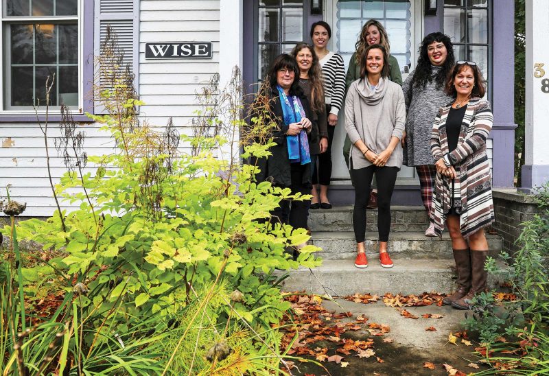 WISE staff at their Bank Street office in Lebanon, NH. (Photo by Cheryl Senter.)