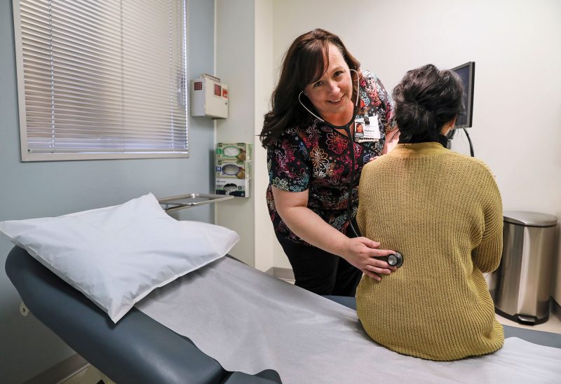 In May, Stephanie Ferland will fulfill her longtime dream of becoming a registered nurse. (Photo by Cheryl Senter.)