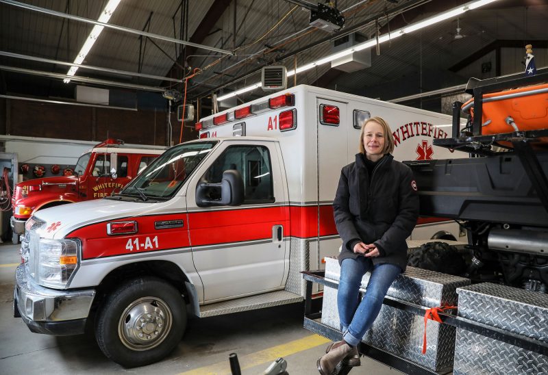 Melissa Elander serves as the Energy Circuit Rider in the North Country, part of a pilot program of Clean Energy NH that is being funded through a three-year grant from the Neil and Louise Tillotson Fund of the New Hampshire Charitable Foundation. (Photo by Cheryl Senter.)