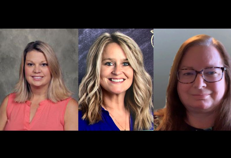 Louise Tillotson Teaching Fellowship 2020 Award Recipients (left to right), Keri Wade, Erica Hicks, Patti Dugan-Henriksen . (Courtesy photos.)