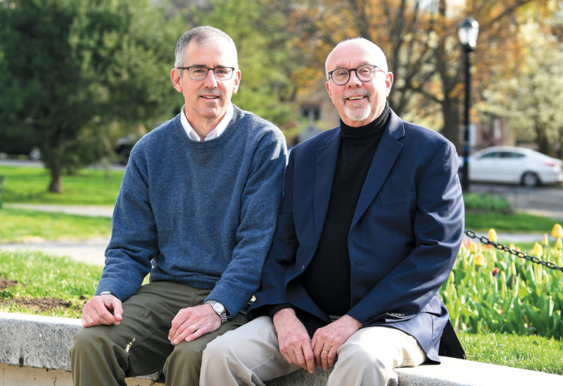 William Tuthill and his husband, Greg Anderson. (Photo by Cheryl Senter.)