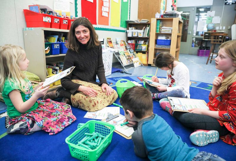 Kristin Lizotte, a teacher at Kearsarge Regional Elementary School, was awarded the 2019 Christa McAuliffe Sabbatical from the New Hampshire Charitable Foundation. (Photo by Cheryl Senter.)