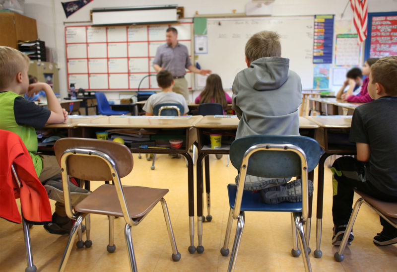 A New Hampshire elementary School classroom. (Photo by Cheryl Senter.)