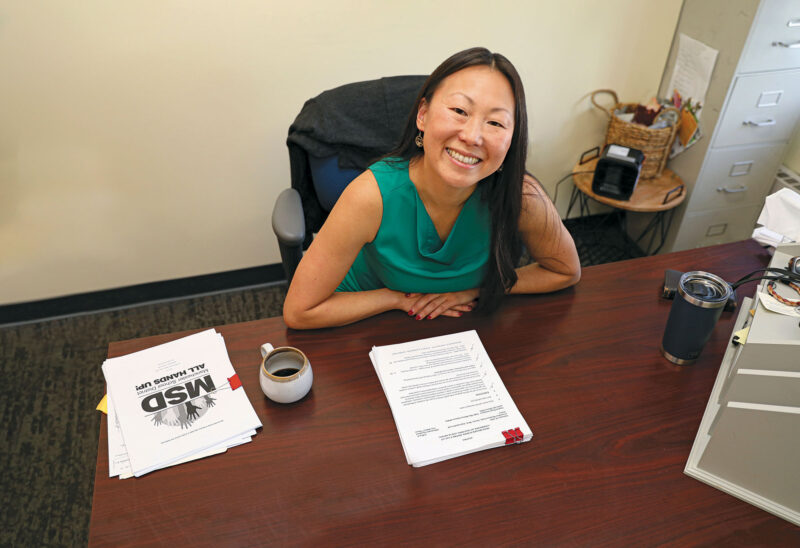 Christina Kim Philibotte, chief equity officer for the Manchester School District. (Photo by Cheryl Senter.)