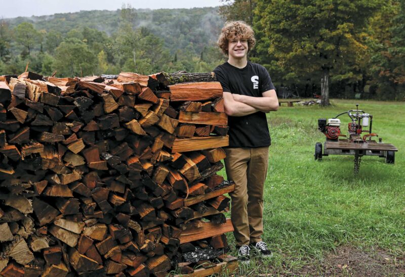 Joshua Williams of Grafton is on his way to becoming an electrician with help from a Foundation scholarship. (Photo by Cheryl Senter.)